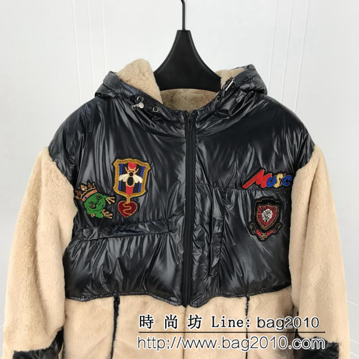 LV路易威登 18秋冬新款  多處刺繡logo 棉衣+兔絨 超級保暖 男款外套 網紅明星同款 ydi1660